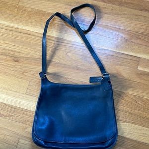 Vintage coach saddle bag